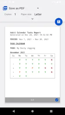 Habit Calendar android App screenshot 3